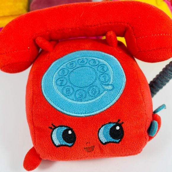 Shopkins Plush Lot Of 4 Lippy Lips Mary Wishes Taco Terrie Chatter 5” Toy Bundle - Picture 2 of 7